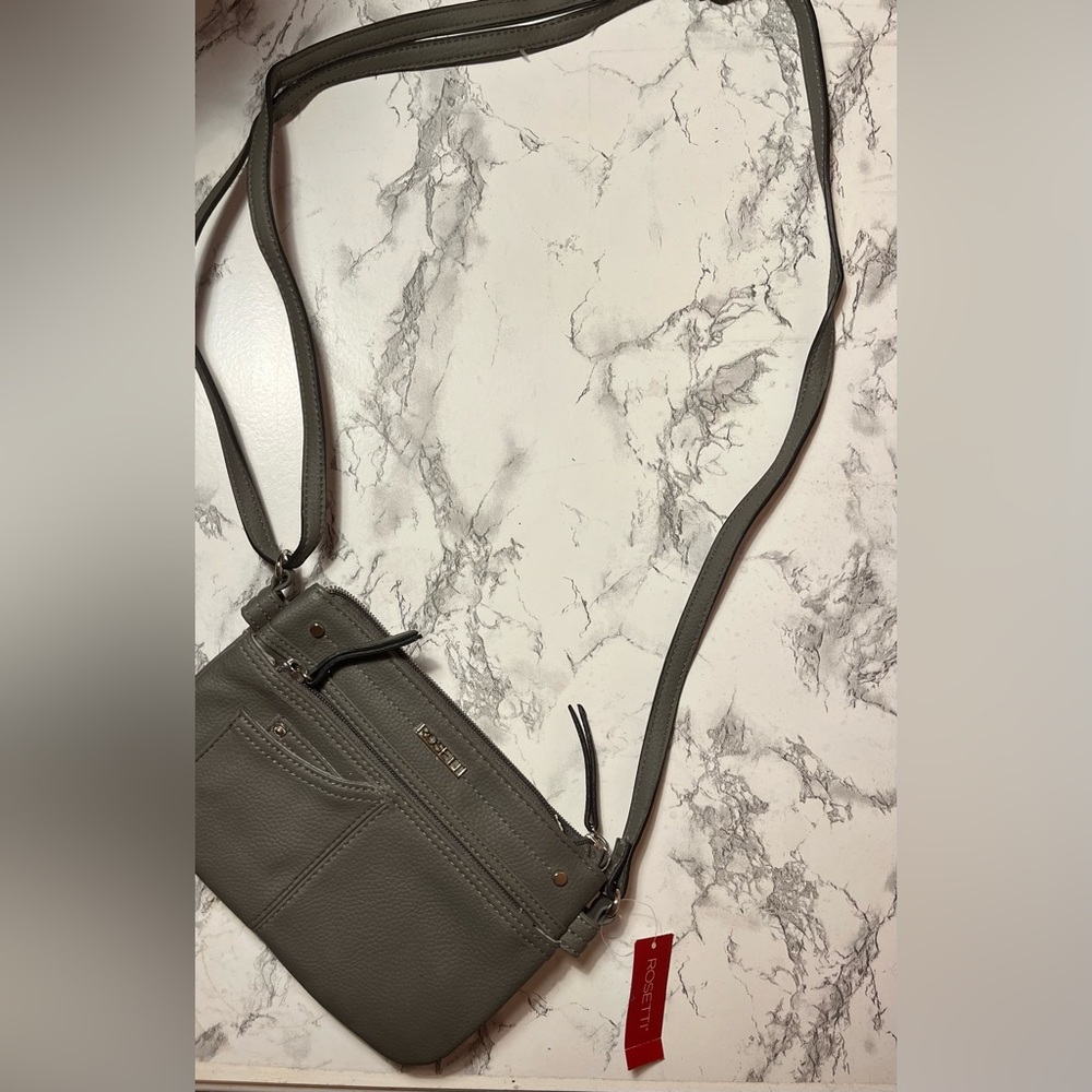 NWT Rossetti Olive Leather Crossbody Bag
